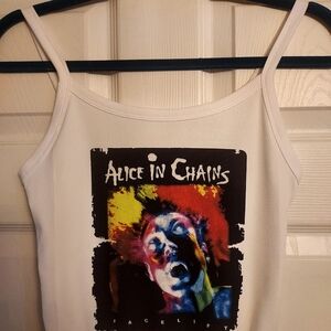 Alice in chains tank top facelift ribbed numetal deftones slipknot dirt jar of f